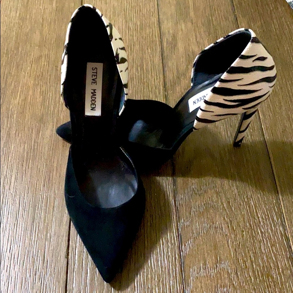 Steve Madden zebra heels